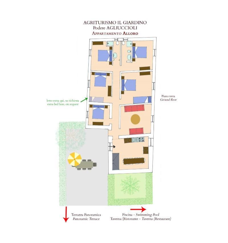 Agriturismo Il Giardino Понтасиеве Екстериор снимка